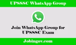 UPSSSC WhatsApp Group Links List