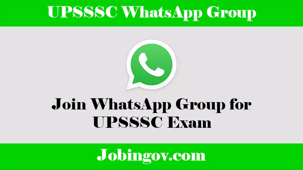 UPSSSC WhatsApp Group Links