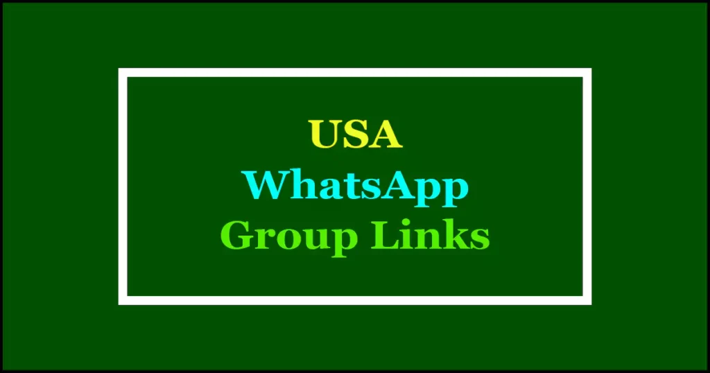 usa whatsapp groups