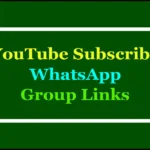 YouTube Subscribe WhatsApp Groups