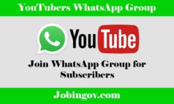 YouTube Subscribe WhatsApp Group Links